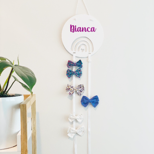 Personalised Bow Holder Storage – Charley Melbourne