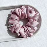 *Stella* The Luxe Satin Scrunchie - Blush Pink