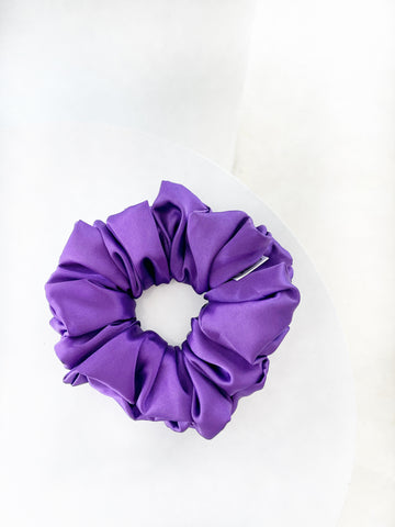 *Sydney* The Luxe Satin Scrunchie - Purple