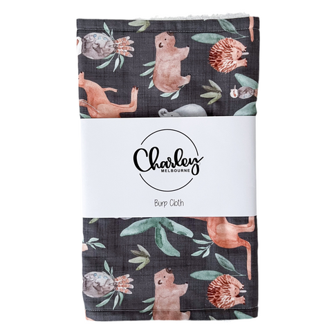 Outback Friends Burp Cloth