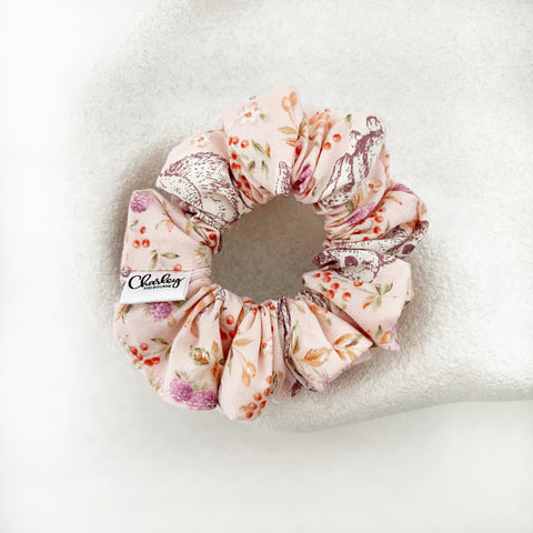 Bunny Garden Mini Scrunchie