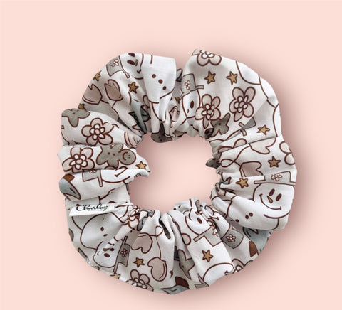 Snowman Christmas Scrunchie