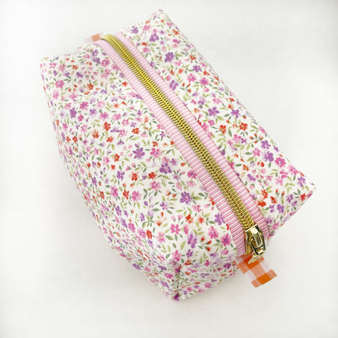 Spring Vibes Makeup Toiletry Bag (S)