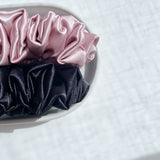 *Melbourne* The Luxe Satin Scrunchie -  Black