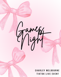 PRE ORDER: Games Night - TIKTOK LIVE ONLY