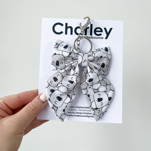 Koala Luxe Bow Keyring | Bag Charm