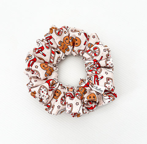 Gingerbread Christmas Scrunchie