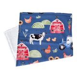 Farm Friends Burp Cloth