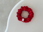 *Scarlett* The Luxe Satin Scrunchie - Red
