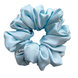 The Luxe Satin Scrunchie - Blue Sky
