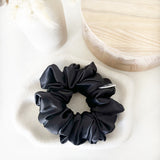 *Melbourne* The Luxe Satin Scrunchie -  Black