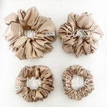 *Melbourne* The Luxe Satin Scrunchie -  Black