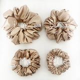 *Melbourne* The Luxe Satin Scrunchie -  Black