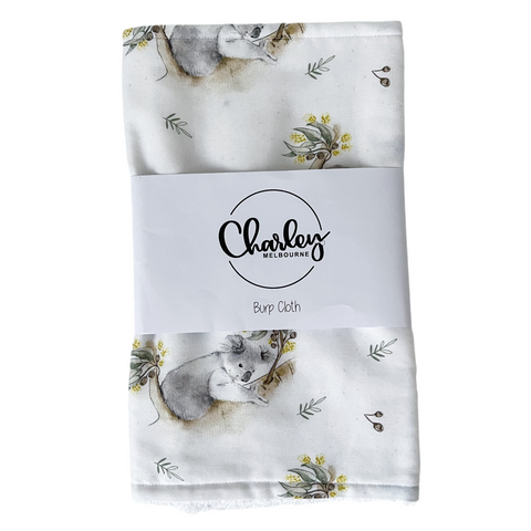 Wattle Koala Burp Cloth