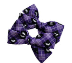 Halloween Gingham Ghost Bows