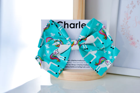 Sparkles “By Charley” Unicorn Bow
