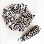 Blush Pebble Leopard | Key Fob