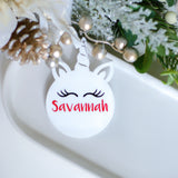 Christmas Unicorn & Scrunchie Set