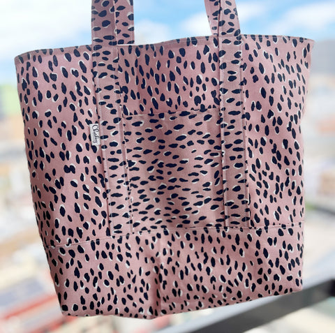 Blush leopard | Tote Bag