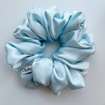 The Luxe Satin Scrunchie - Sky