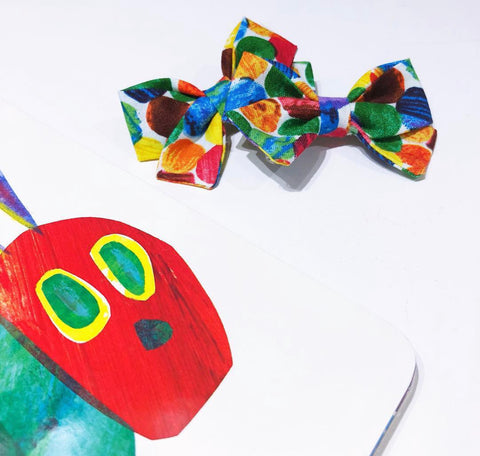 Hungry Caterpillar Piggy Tail Set | bow