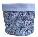 Mint Floral Pot Plant Cover