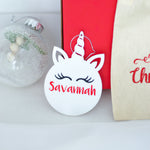 Christmas Unicorn & Scrunchie Set