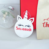 Christmas Unicorn & Scrunchie Set