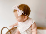 Pastel Floral | Dribble Bib | Bow