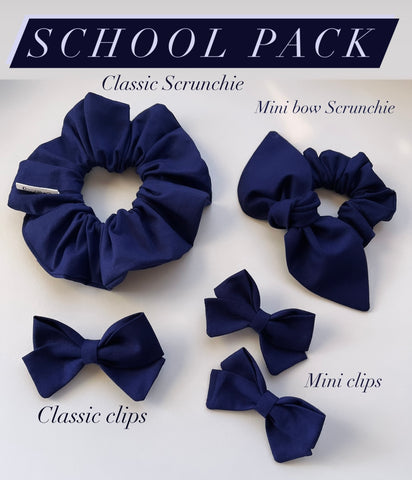 Back to school essentials | Scrunchies bow pack